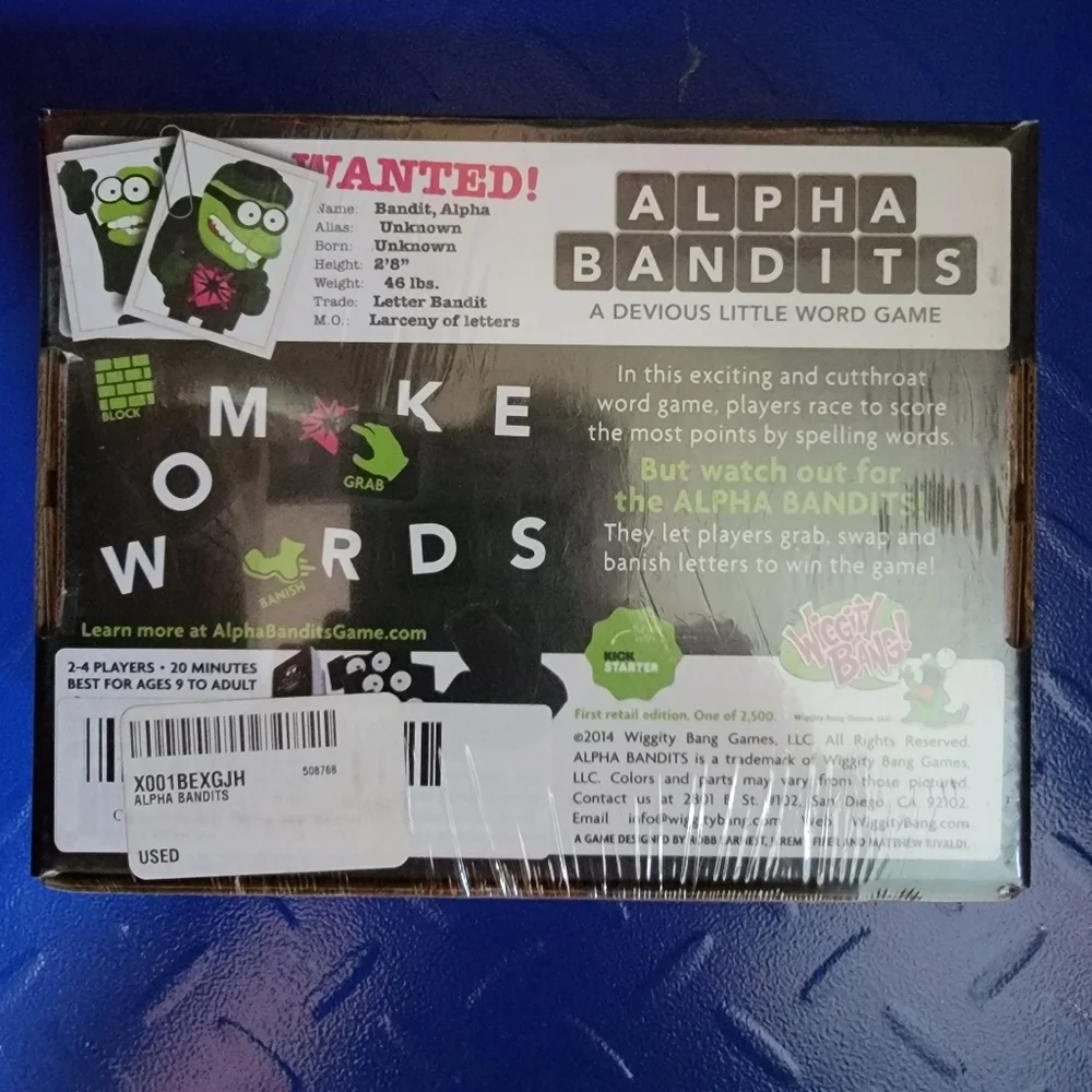 Wiggity Bang Alpha‎ Bandits Devious Little Quick Ex